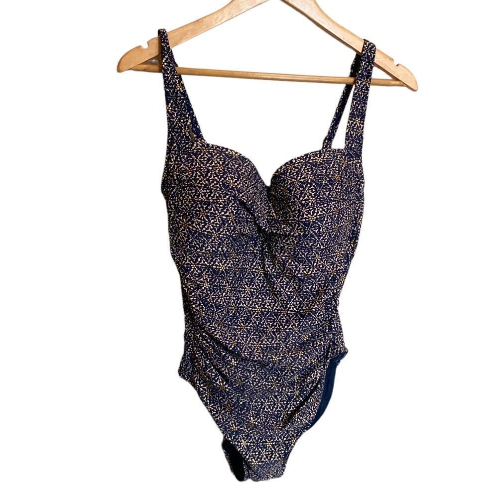 Bondeye Australia Blue One Piece Swimsuit Size D/DD/14